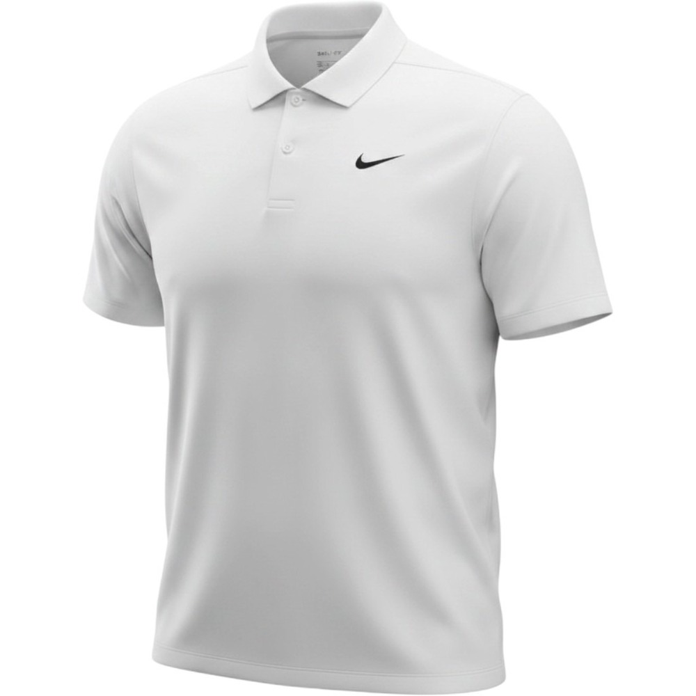 Nike Polo Shirt Mens XXL (2XL) White Dri-FIT Short Sleeve Golf DH0822-100